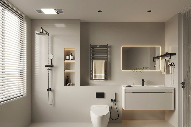 What are the advantages of a handheld showerhead?