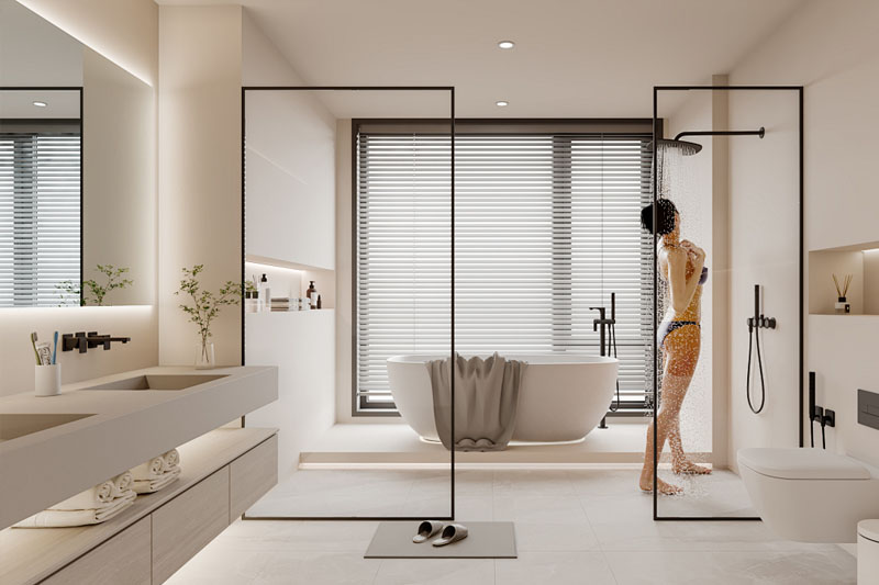 The Advantages of Overhead Showers