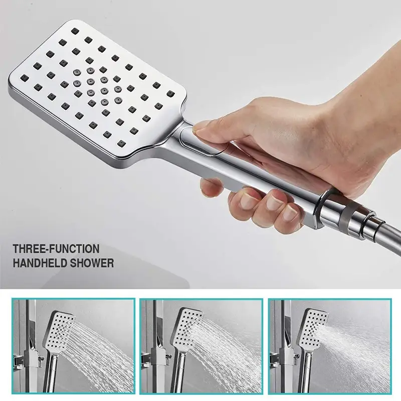 Economic High Pressure Hand Shower With Button Select