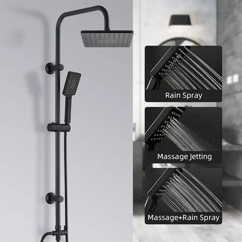 Economic High Pressure Hand Shower With Button Select