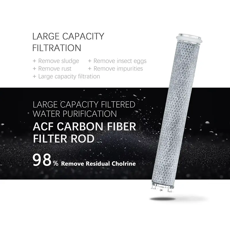 Aromatherapy filtered shower head creating a spa-like shower experience