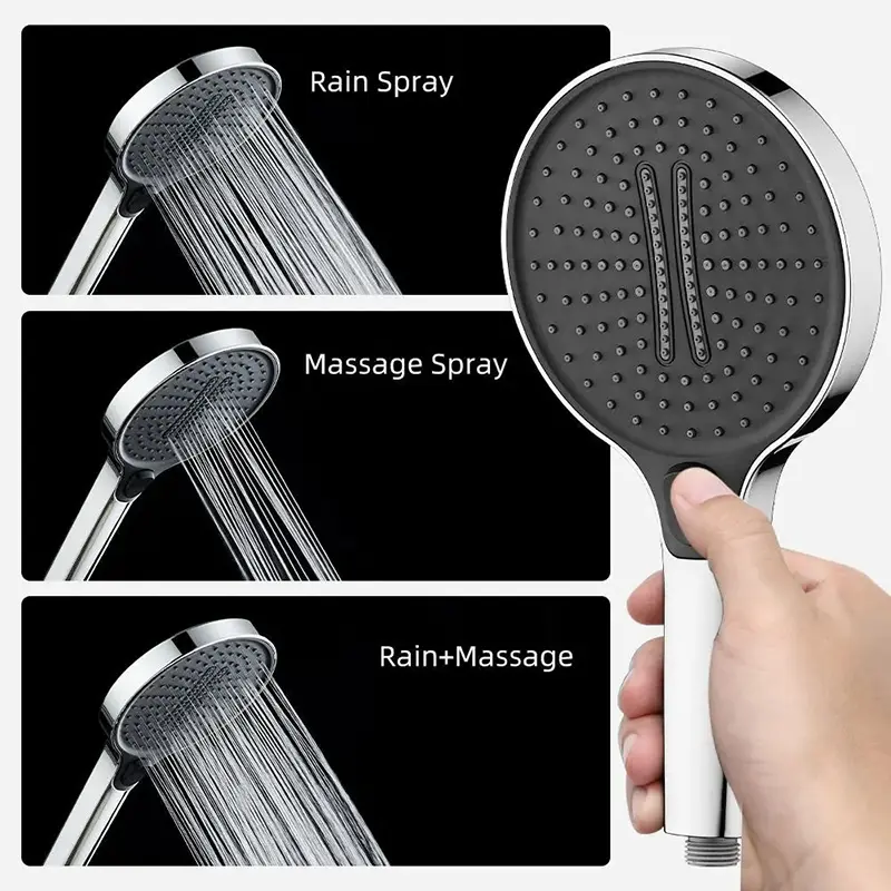 Modern Push Button Control Shower Head
