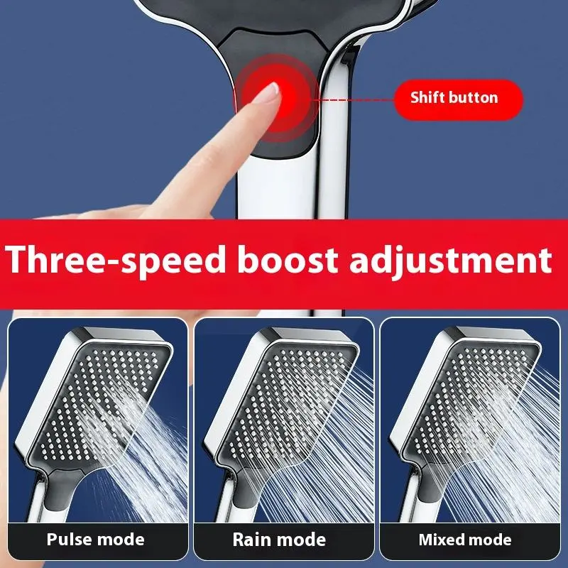 Premium Self-Cleaning Shower with Adjustable High Pressure Spray